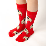 Meia de Compressão Edição Limitada – Eu Amo Pugs