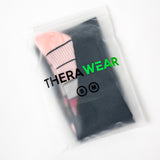 Meia de Compressão Rosa Retrô