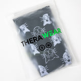 Meia de Compressão Gatos Preto & Branco