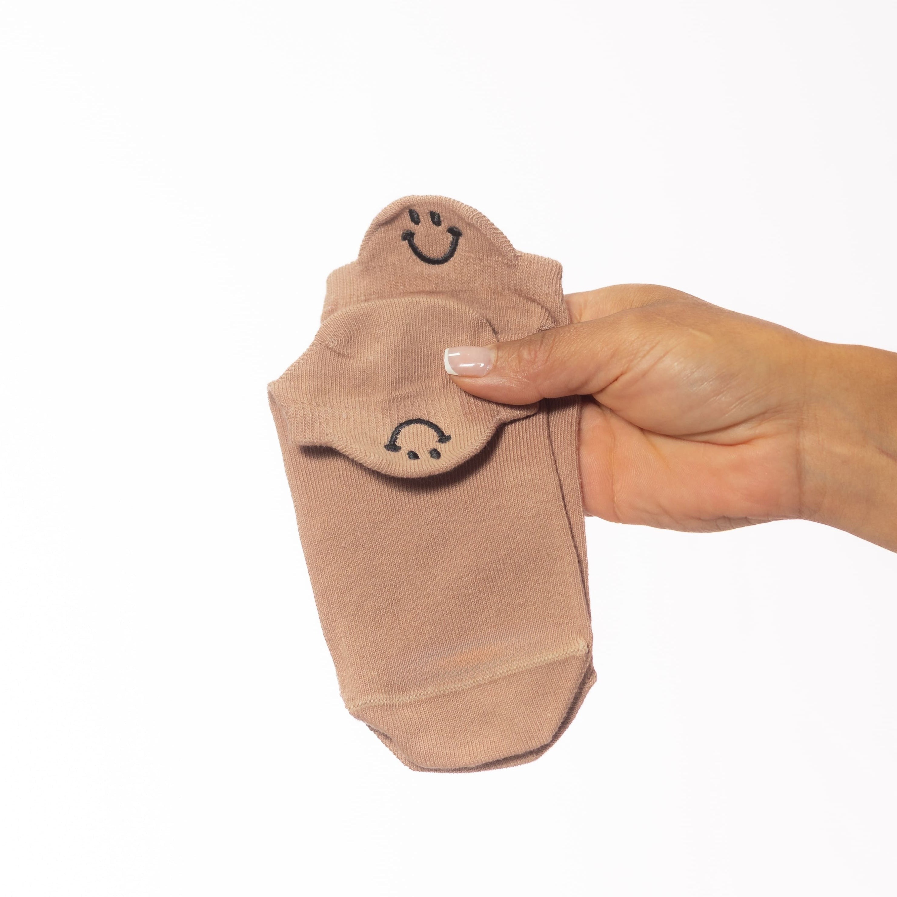 Meias Sorrisos Bordadas - 5 pares [FRETE GRÁTIS]