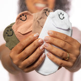 Meias Sorrisos Bordadas - 5 pares [FRETE GRÁTIS]