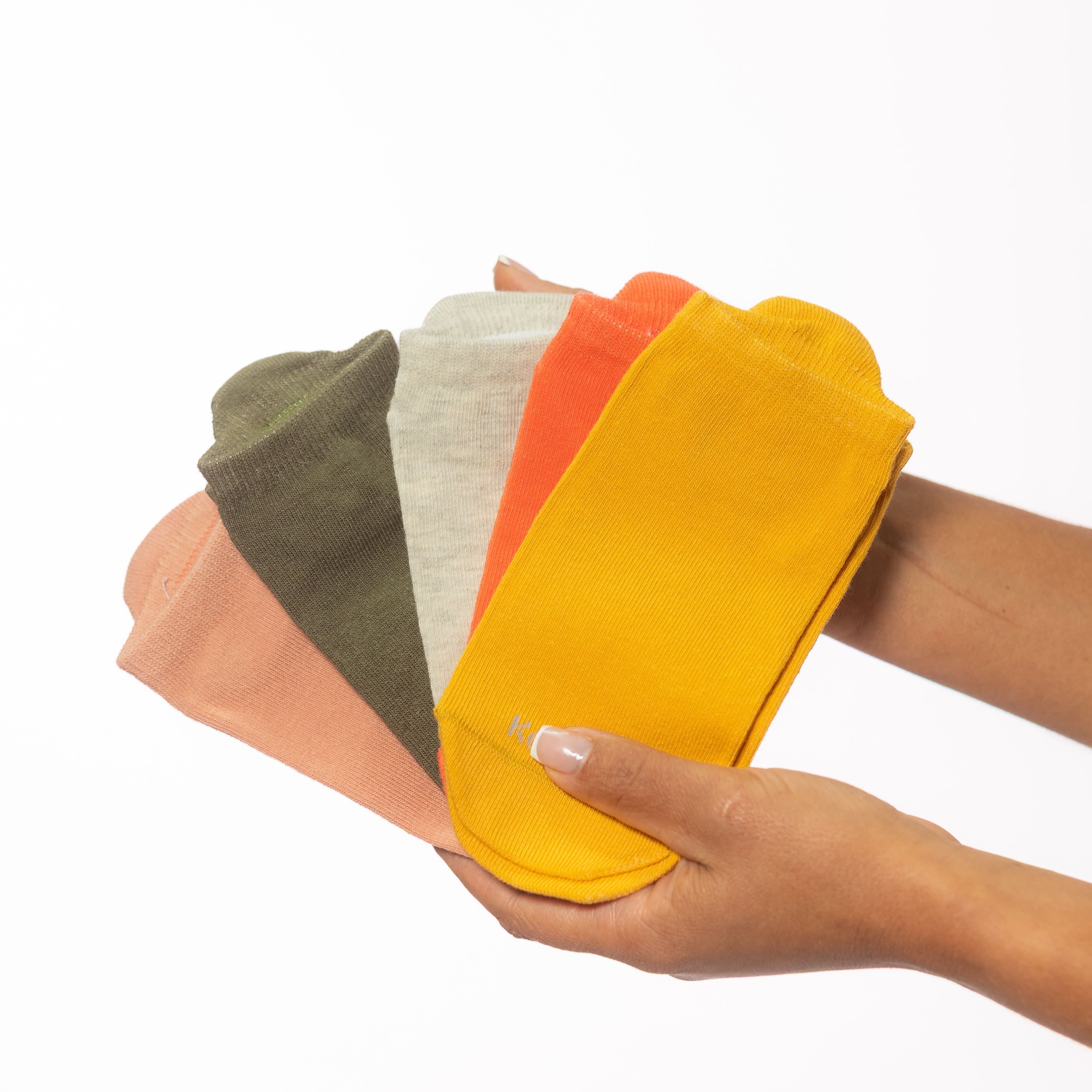 Meias Básicas - 5 pares [FRETE GRÁTIS]