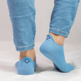 Meias Sorrisos Coloridas Bordadas - 10 pares [FRETE GRÁTIS]