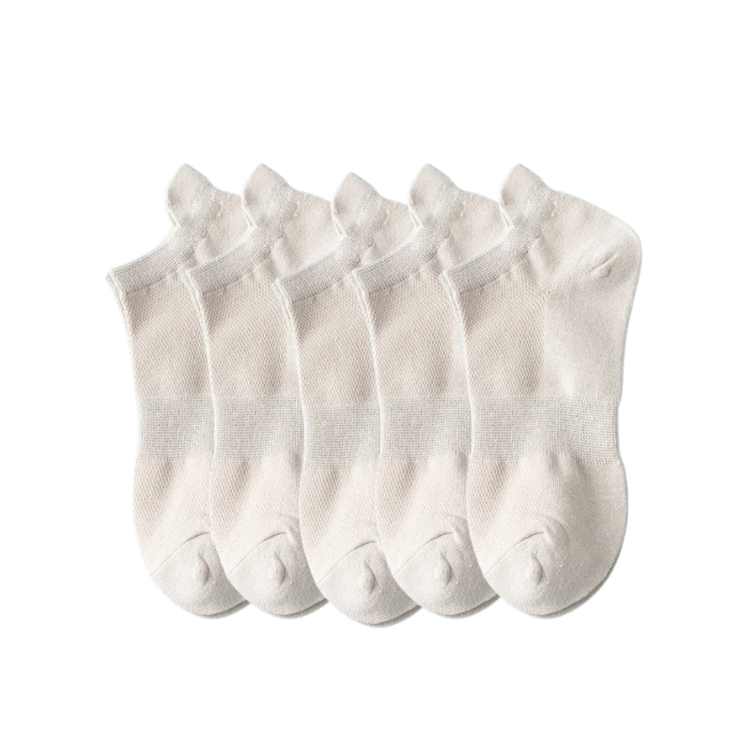 Meias Básicas - 5 pares [FRETE GRÁTIS]