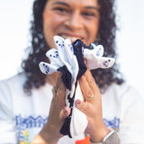 Meias Panda Bordadas- 5 pares [FRETE GRÁTIS]