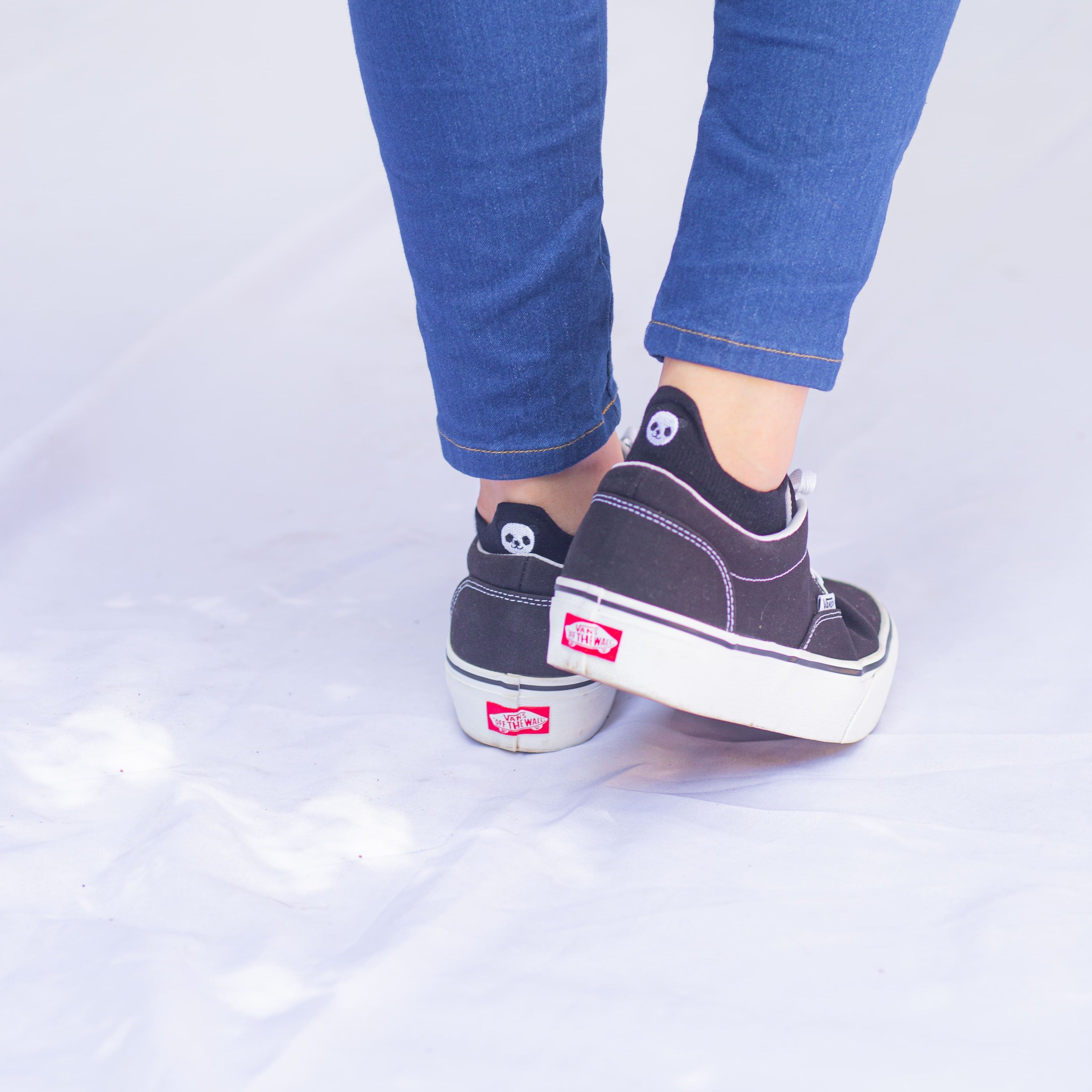 Meias Panda Bordadas- 5 pares [FRETE GRÁTIS]