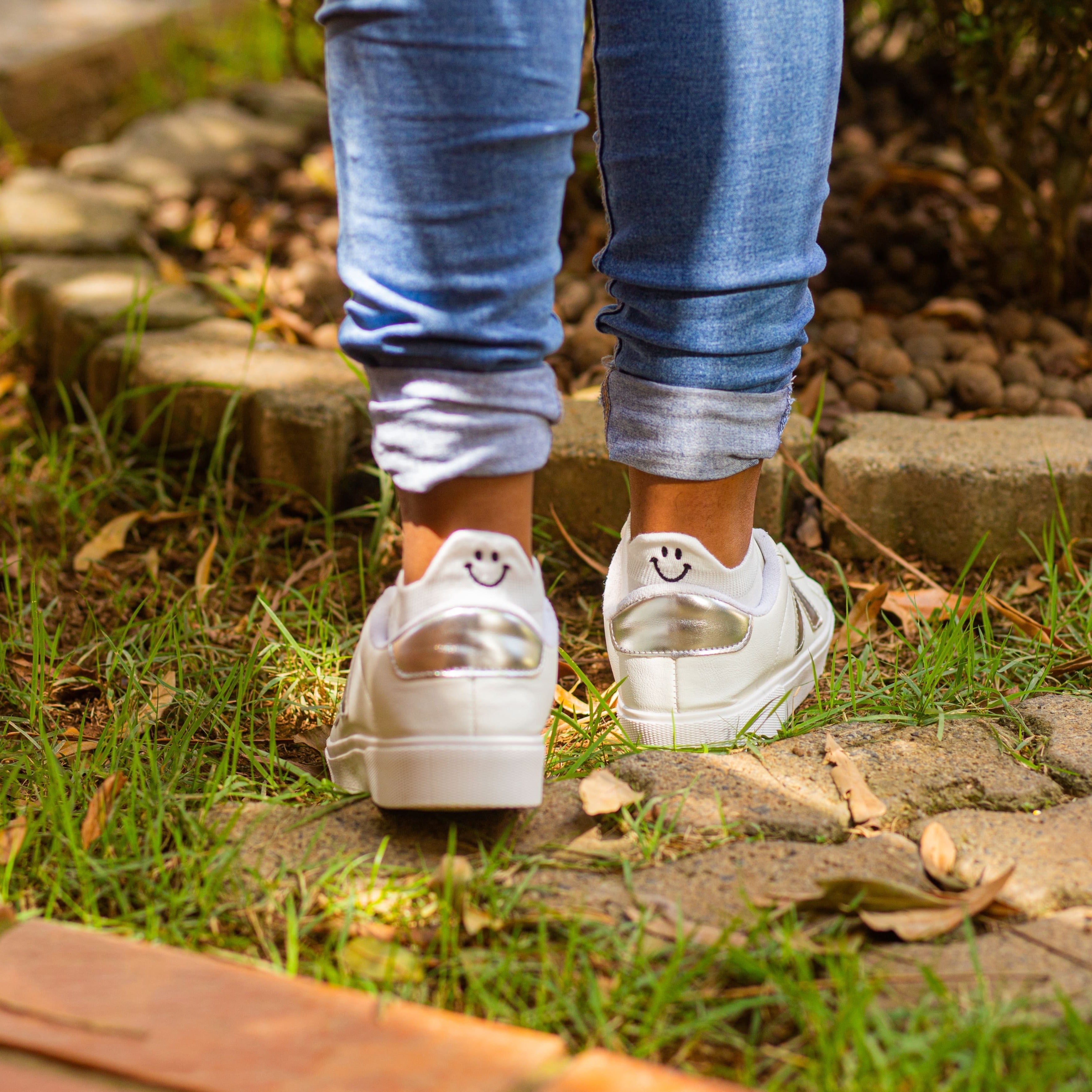 Meias Sorrisos Bordadas - 5 pares [FRETE GRÁTIS]