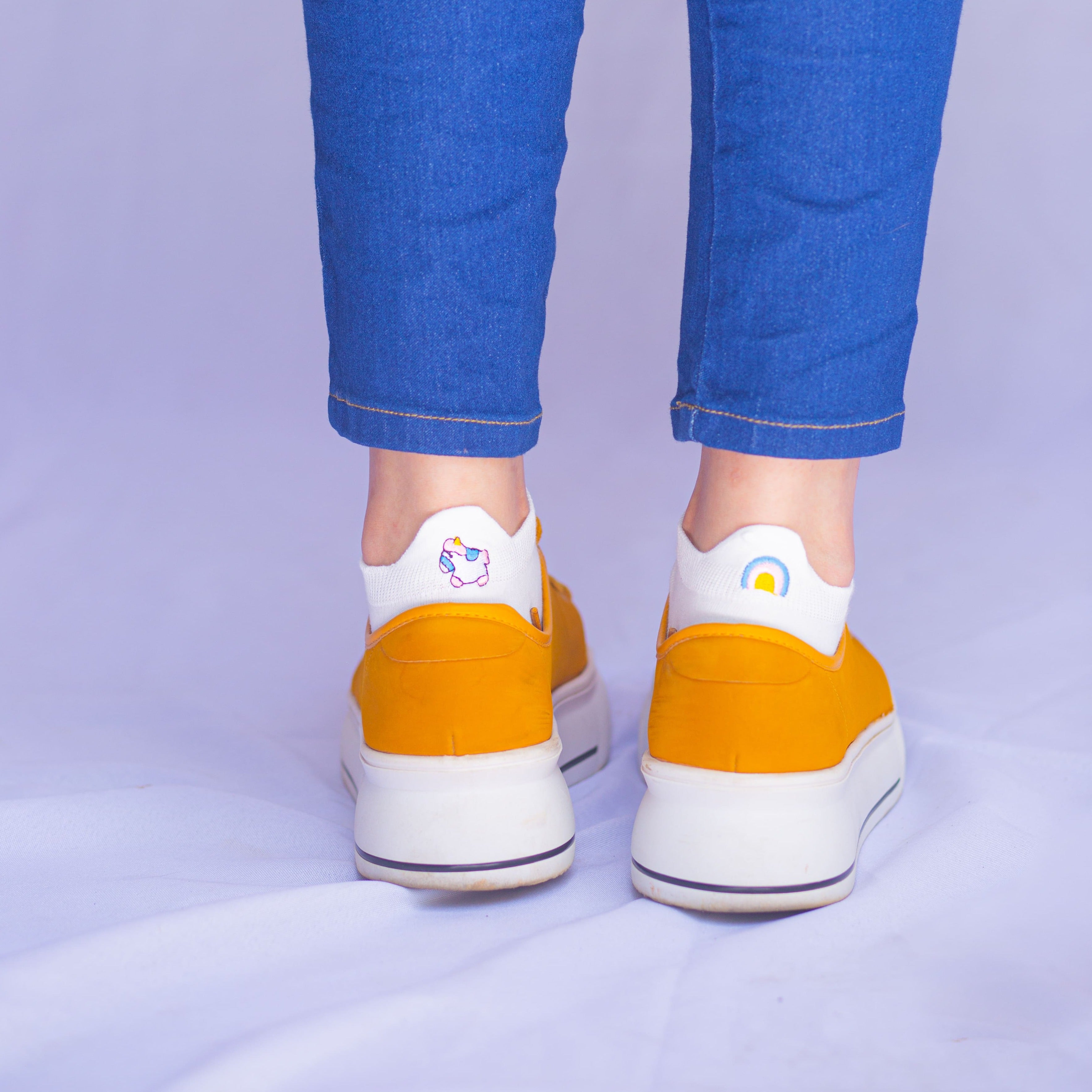 Meias Animais Fofos Bordadas - 5 pares [FRETE GRÁTIS]