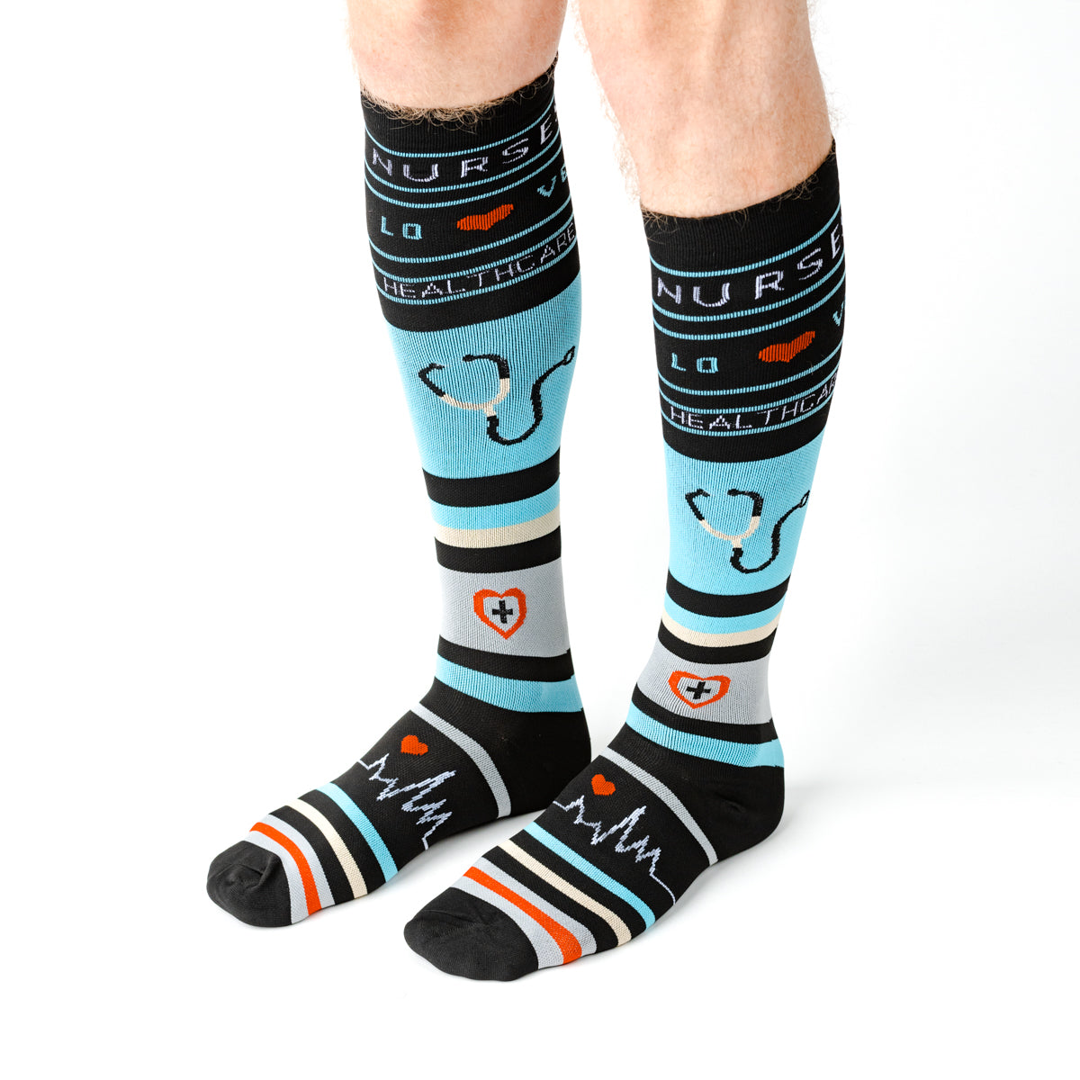 Meia de Compressão Amor de Enfermeira