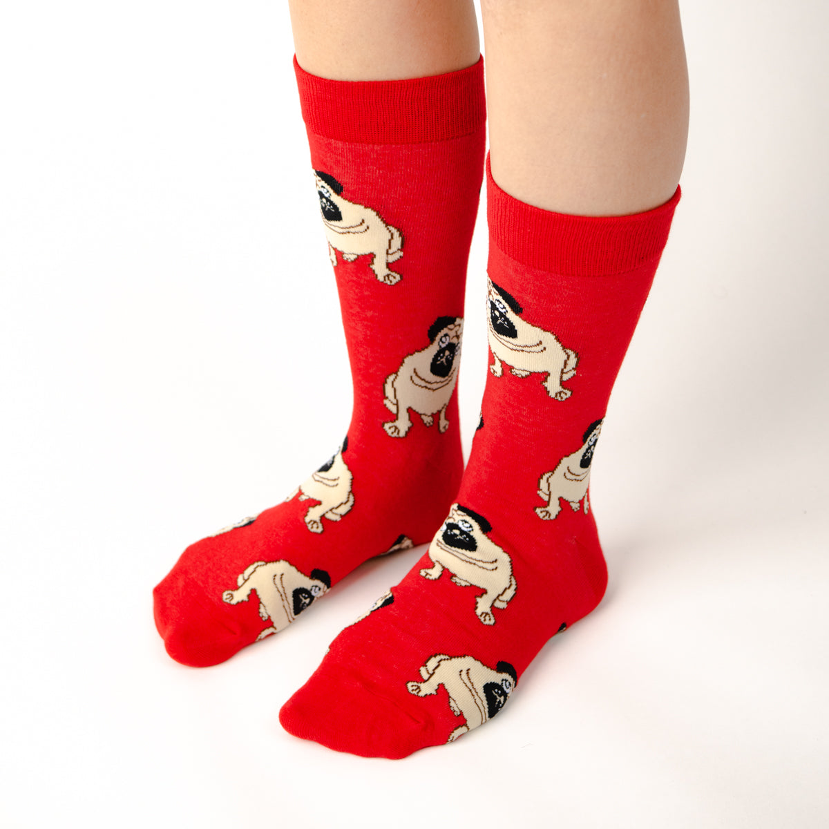 Meia de Compressão Edição Limitada – Eu Amo Pugs