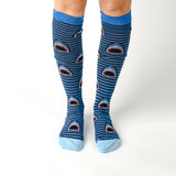 Meia de Compressão Mordida de Tubarão