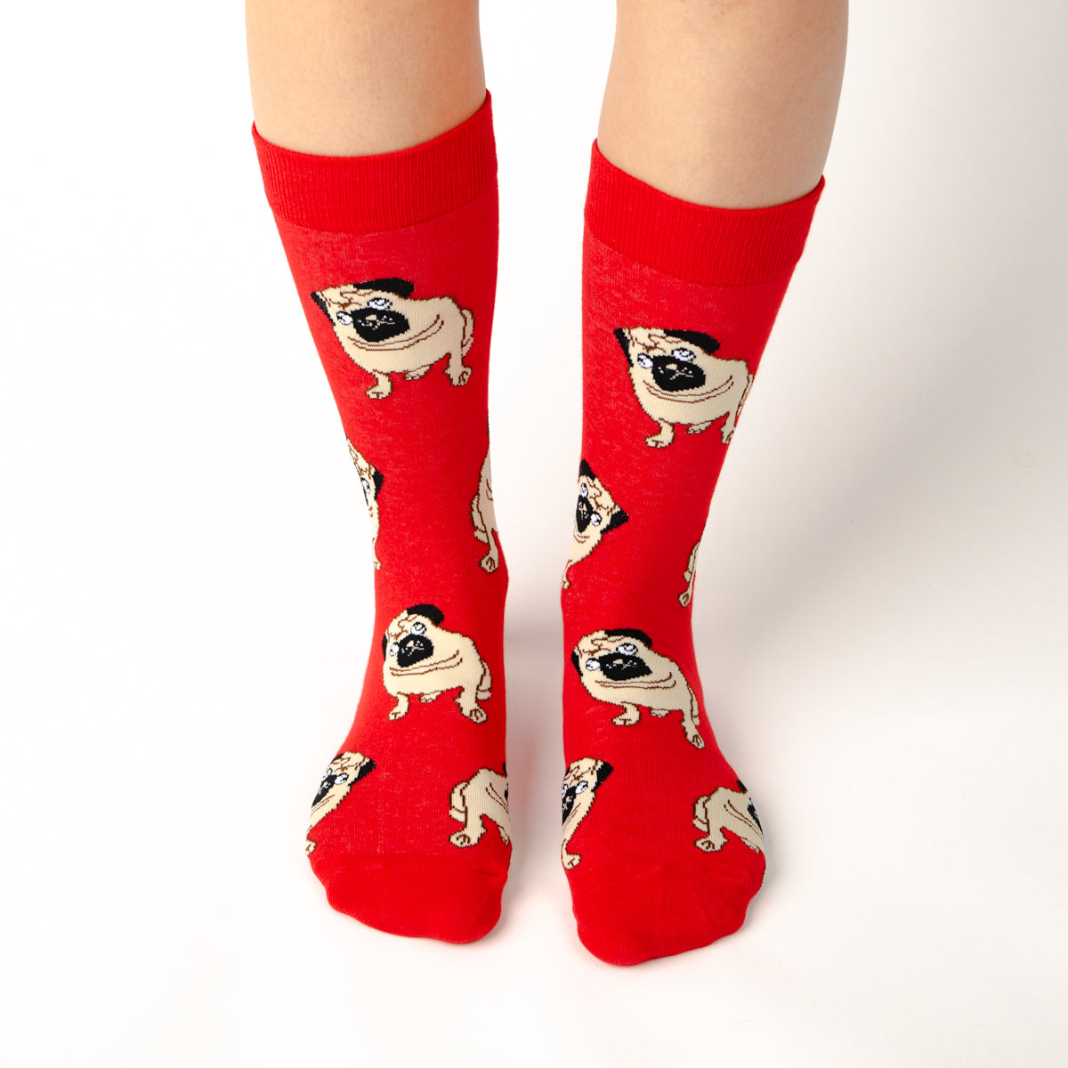 Meia de Compressão Edição Limitada – Eu Amo Pugs