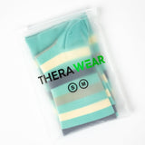 Meia de Compressão Listras Azuis