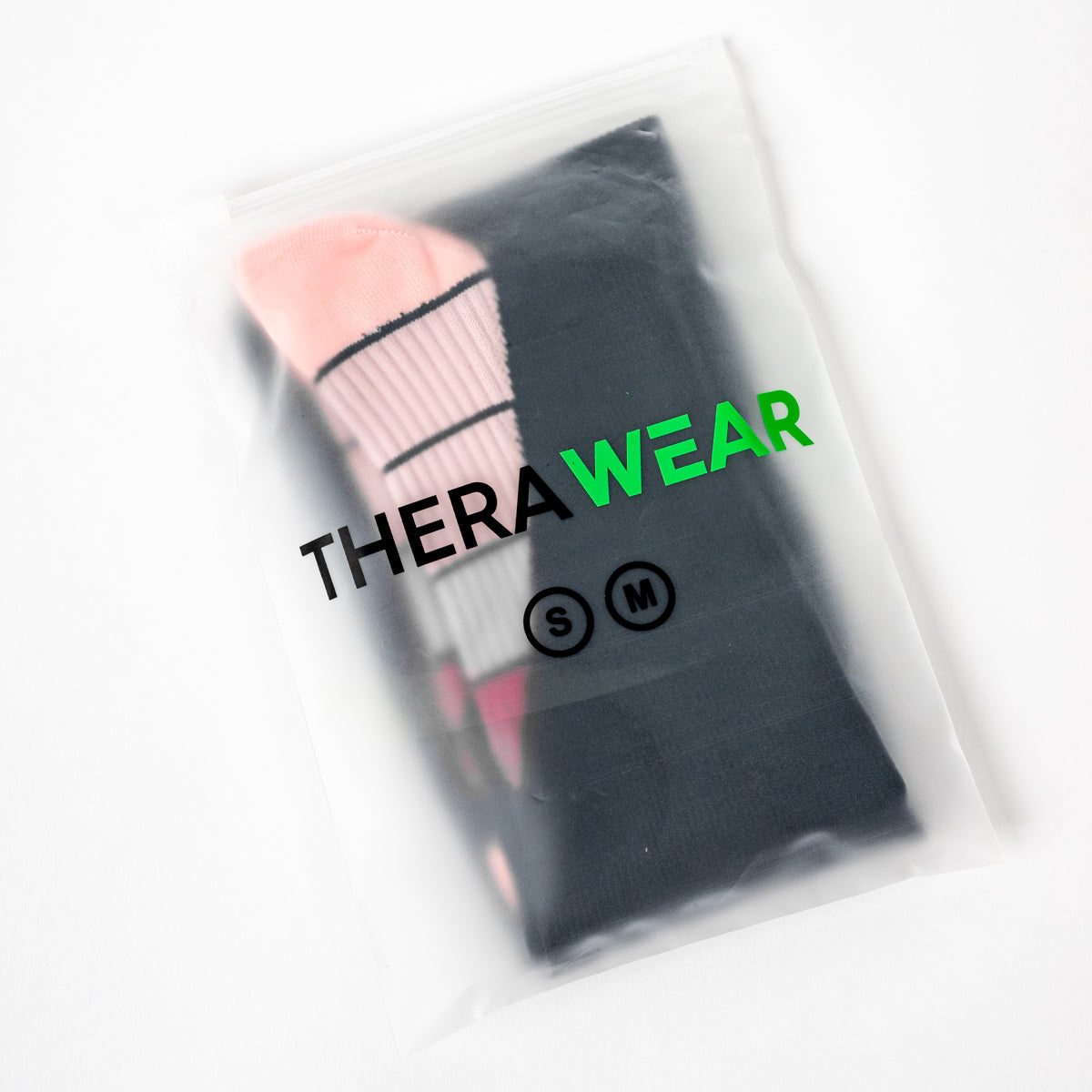 Meia de Compressão Rosa Retrô