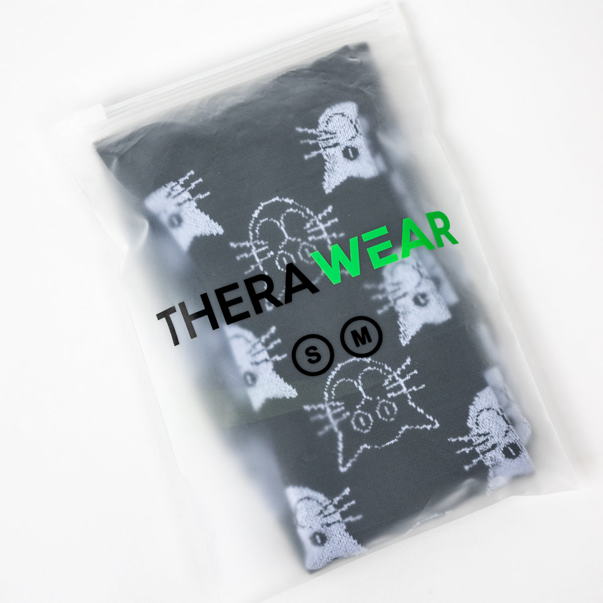 Meia de Compressão Gatos Preto & Branco