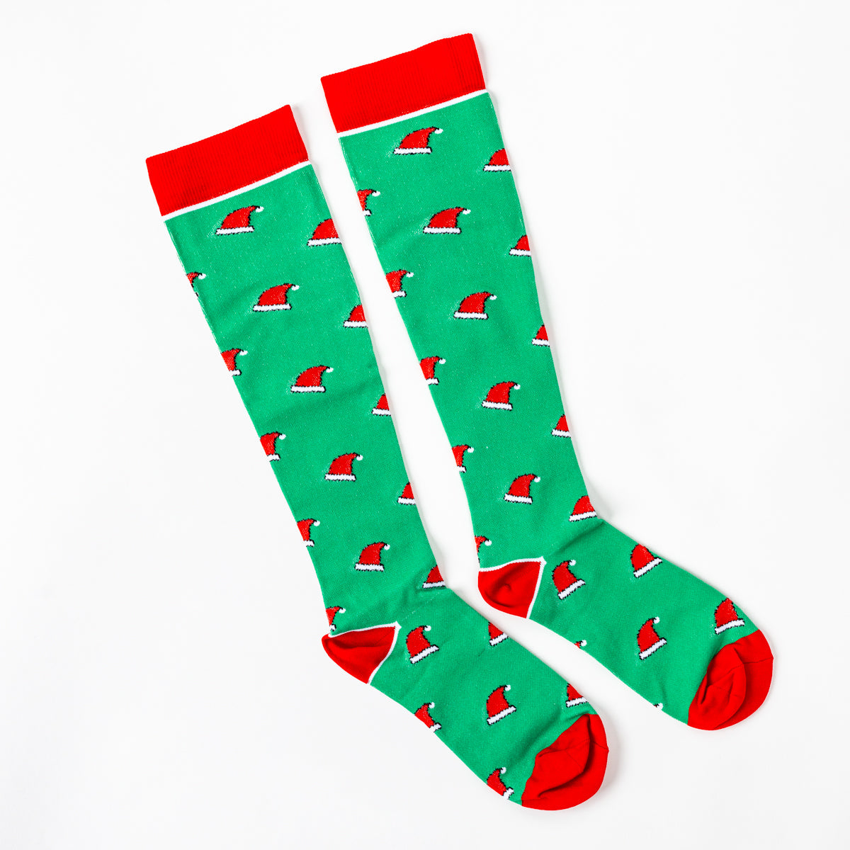 Meia de Compressão Gorros de Natal