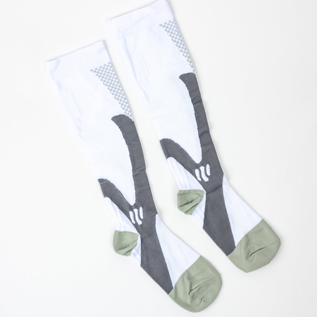 Meia de Compressão Branca Ativa