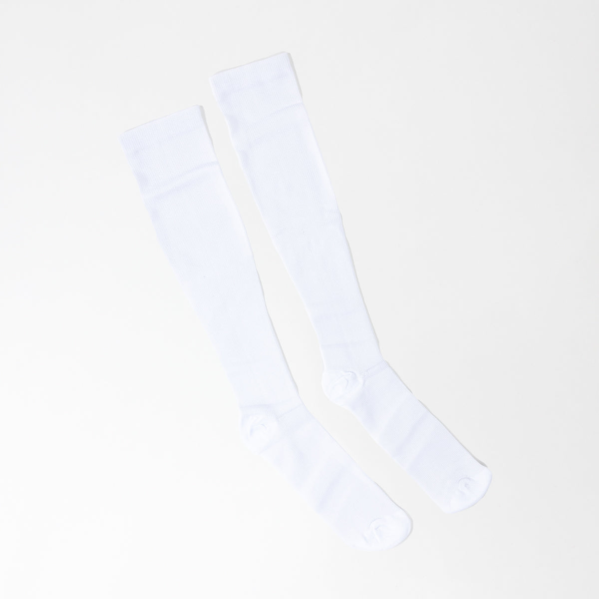 Meia de Compressão Branca Clássica